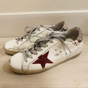 Golden Goose
Superstar glitter sneakers